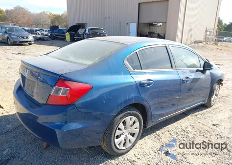 2012 Honda Civic Lx z USA, uszkodzony, nr VIN 2HGFB2F57CH573000